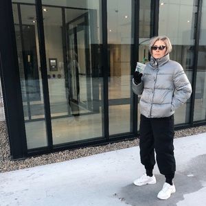 Metallic H&M puffer Jacket